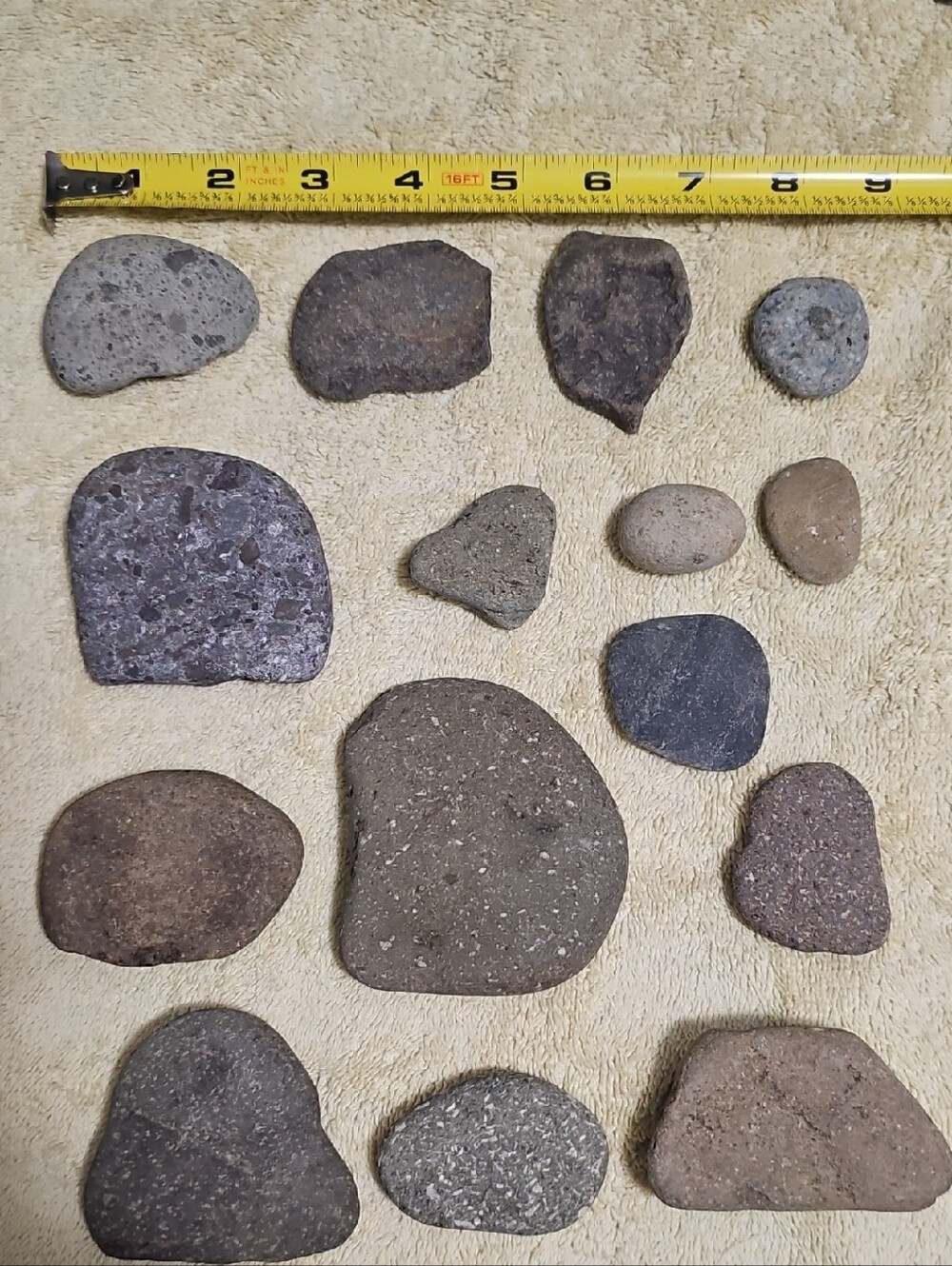 Mixed Natural River Rocks - Assorted Earth Tones